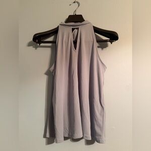 Banana Republic Sleeveless Light Blue Tank Top with Bow Back